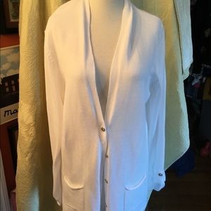 Lilly Pulitzer White cotton sweater